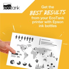 Epson EcoTank ET-MX1XX Series Black - Efficient, Cost-Effective Printing Solution (C13T03M140)